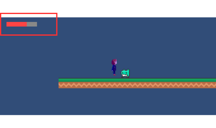 体力UI（HPバー）の